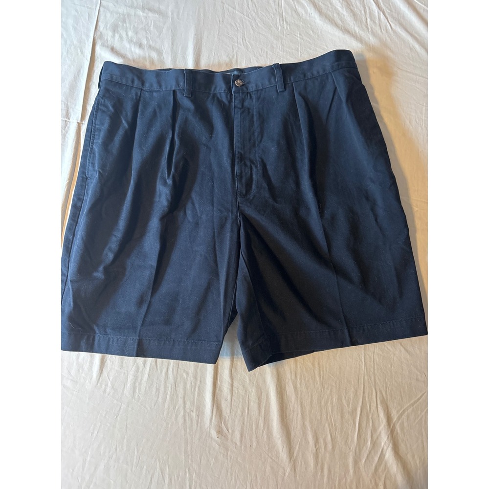 Polo Ralph Lauren Classic Polo Chino Shorts Mens 40 Navy Blue‎ Pleated Front